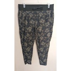 Women's ATHLETA 16 Trekkie North Printed Jogger Terra Firma Olive #657666